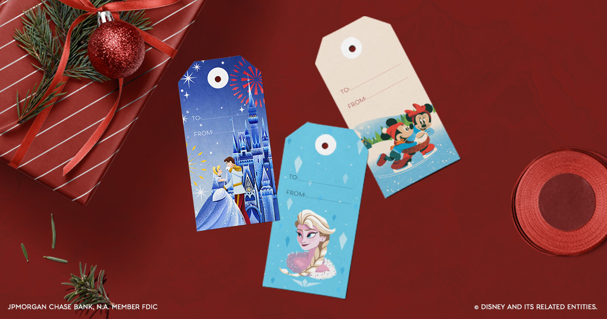 Printable Disney Christmas and Holiday Gift Tags | Disney Rewards