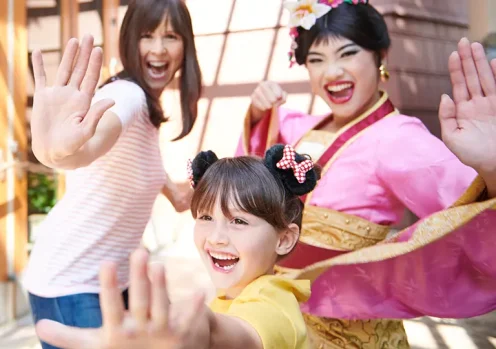 Mulan with guests