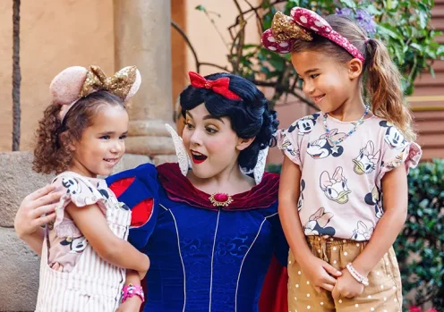 Snow White with guests