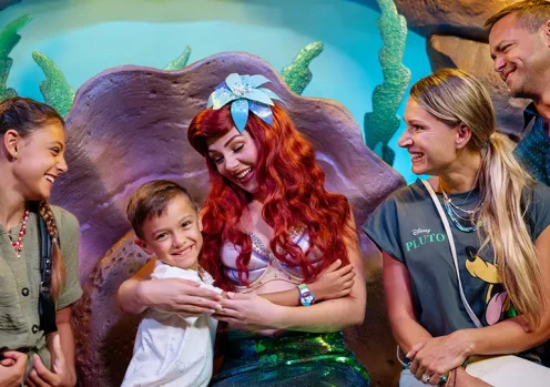 Ariel with guests