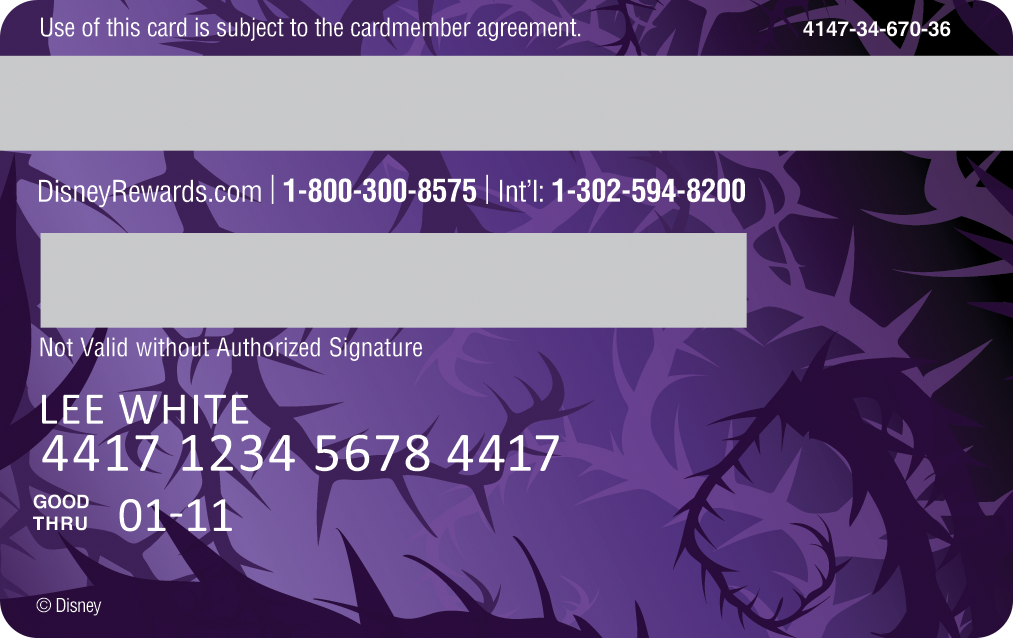 12 Maleficent Card Design Premier Back