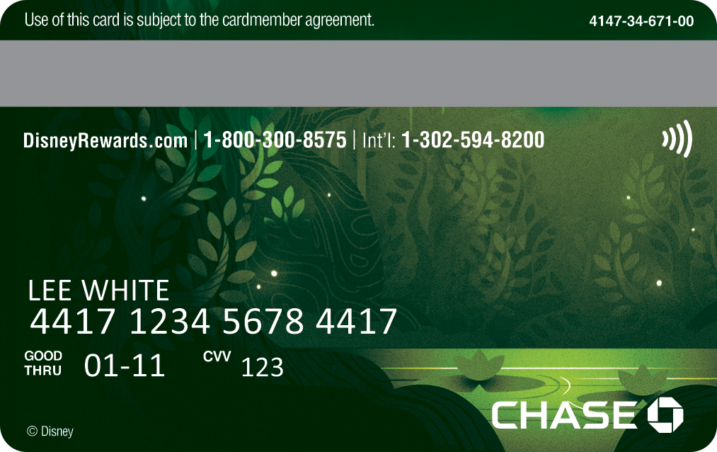 Tiana's Bayou Card Design Premier Back