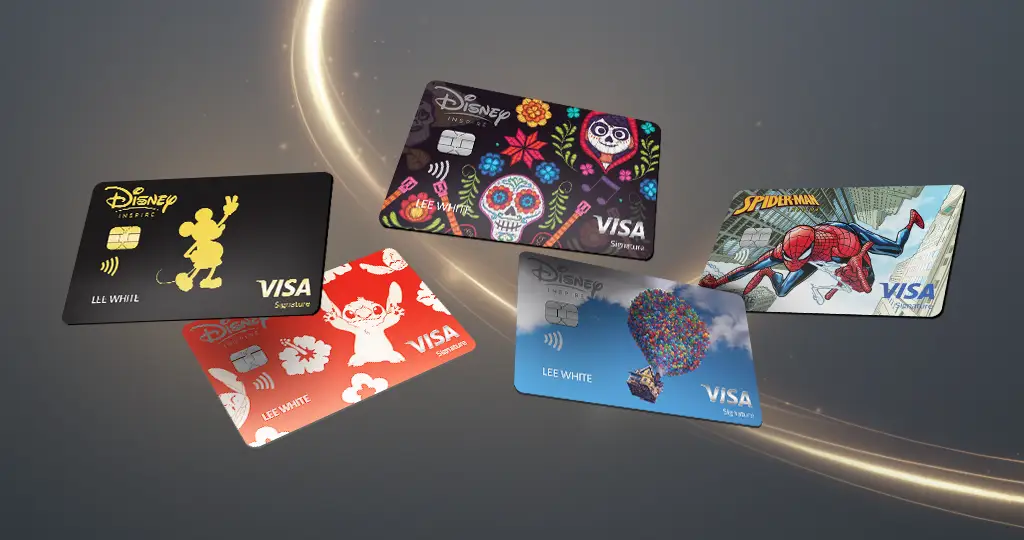 Announcement Introducing The New Disney&reg; Inspire Visa&reg; Card Designs
