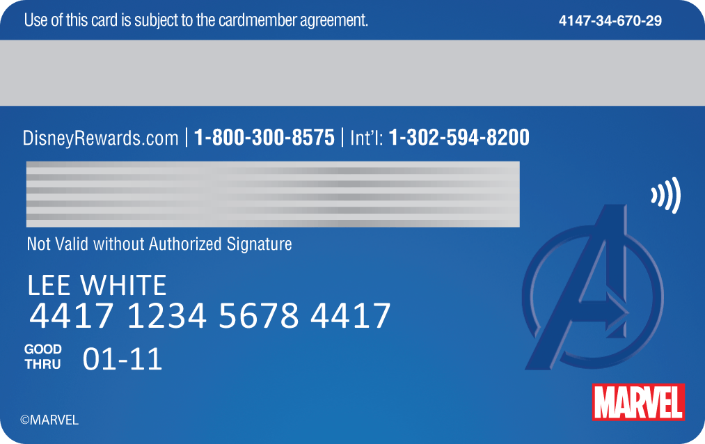 Captain America Card Design Premier Back