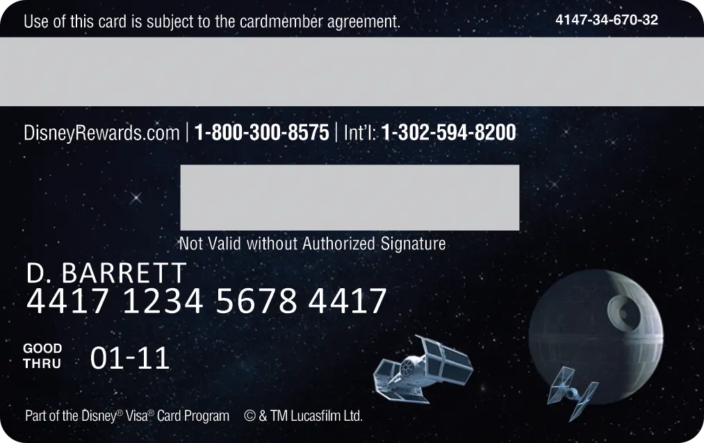 08 Darth Vader Card Design Premier Back