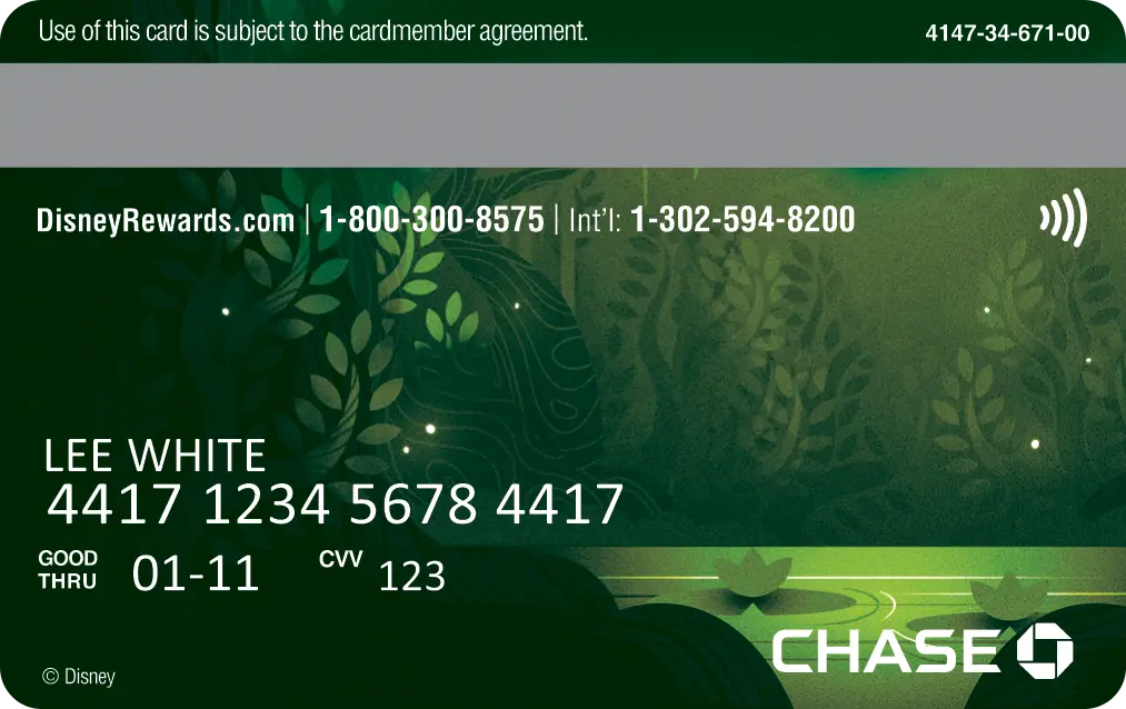 Tiana's Bayou Card Design Premier Back