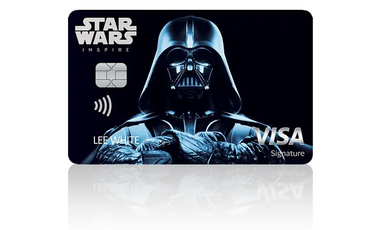 Darth Vader Disney Visa Credit Card