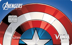 Captain America Card Design Inspire Front