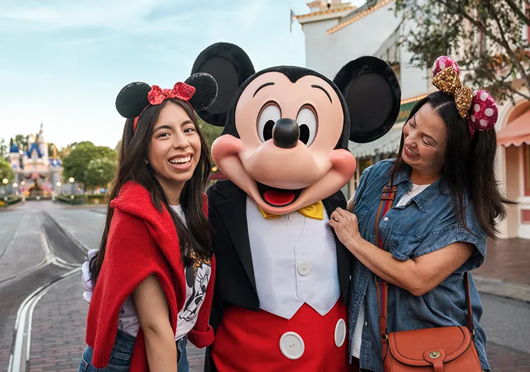 Mickey with guests