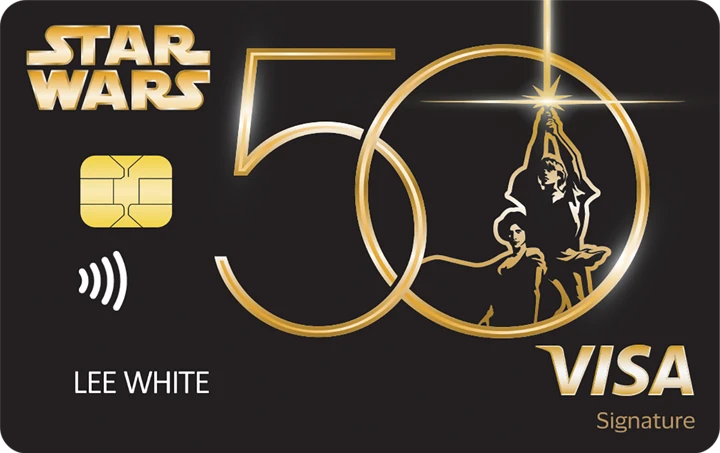 Star Wars 50th Anniversary Card Design Classic Front