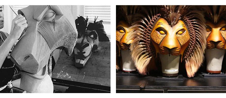 The Lion King on Broadway Puppets